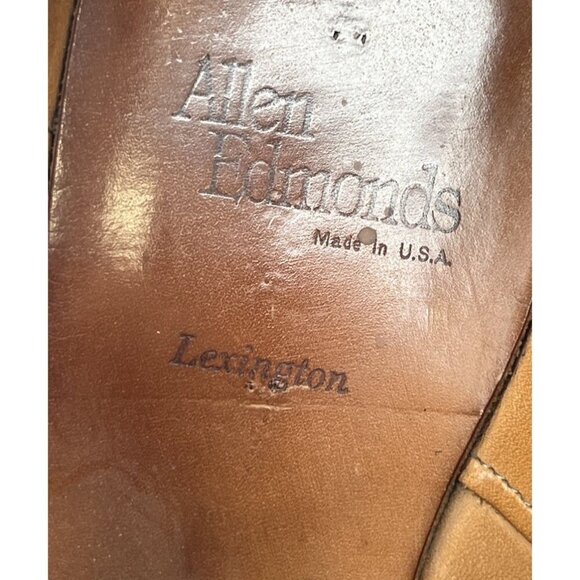 Allen Edmonds Lexington Men’s Size 9D Burgundy Leather Cap Toe Wingtop Oxford main image 12